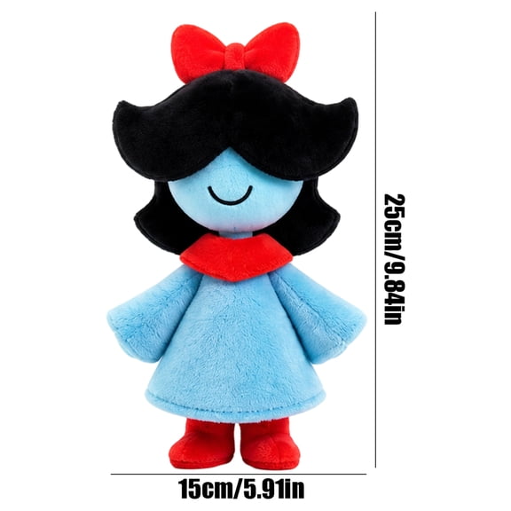 Aqua Plush Doll Deltarune Plush 9.84 Inch Cute & Cuddly Game Character Stuffed Toy Holiday Birthday Gift Home Decoration