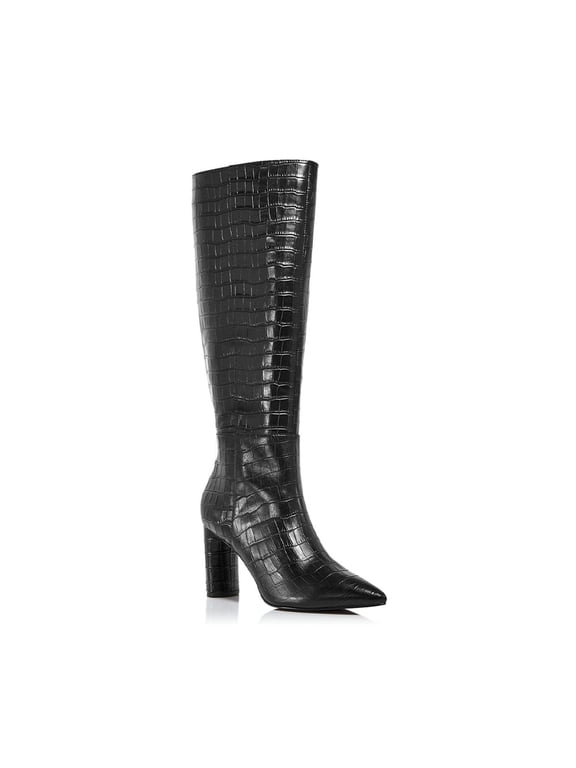 Private Label Women's Maria Block Heel Tall Boots Black