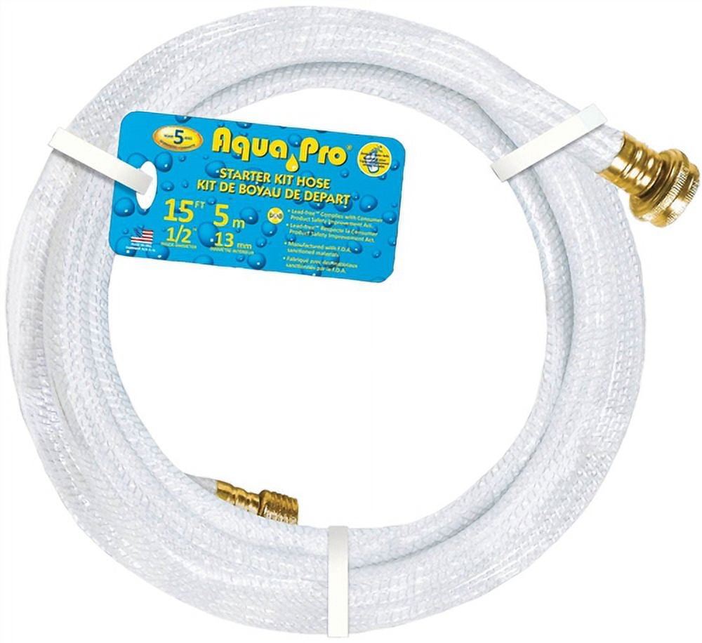Aqua Pro Supreme Drinking Water Hose 1/2 in. x 15 ft. Lead-Free Flexible Water Hose
