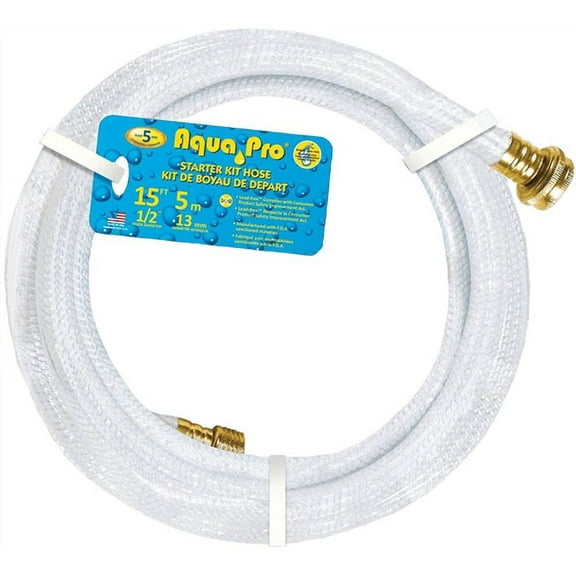 Aqua Pro Supreme Drinking Water Hose 1/2 in. x 15 ft. Lead-Free Flexible Water Hose