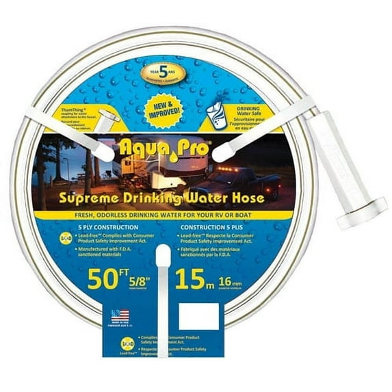 Aqua Pro W20867 Supreme Drinking Water Hose - 50 Feet