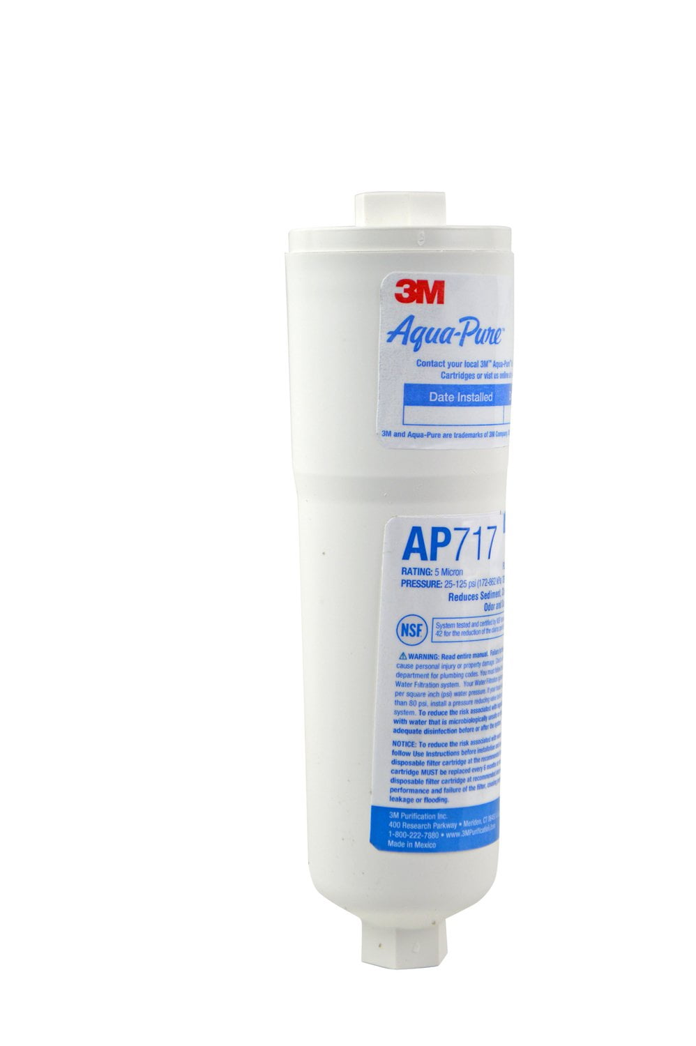 3M Aqua-Pure 5 Micron In-Line Refrigerator Water Filter