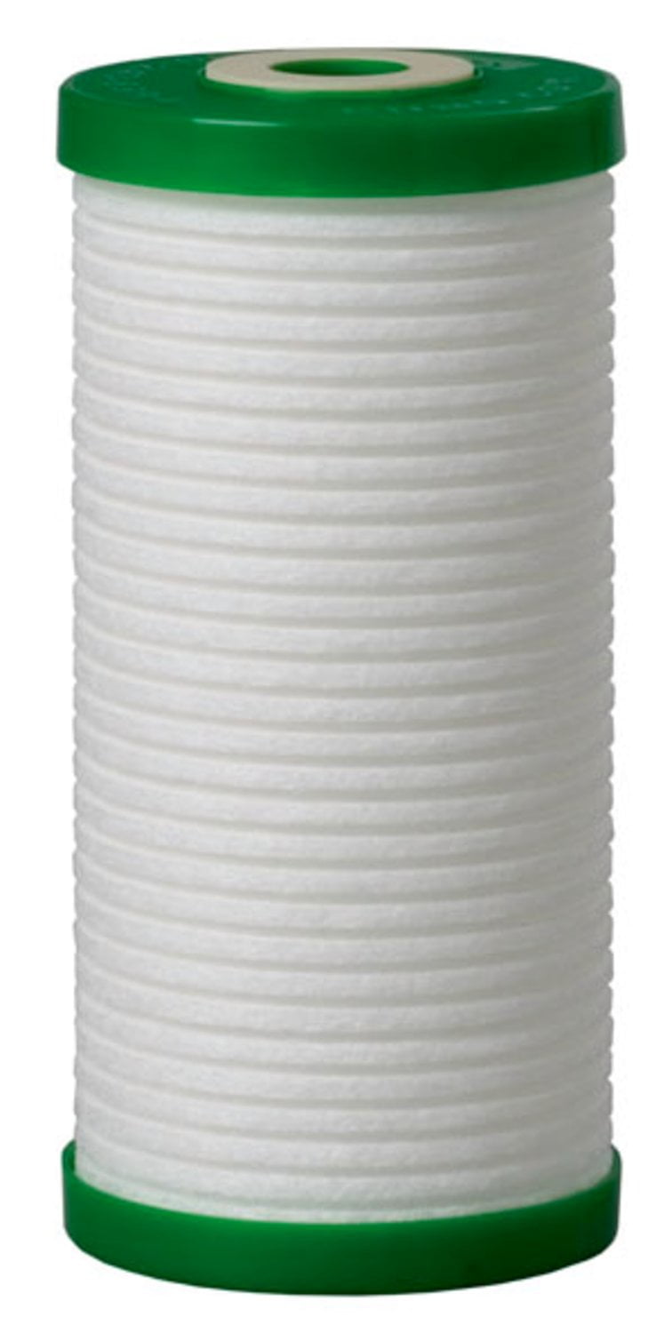 Aqua-Pure 9.75" White and Green Water Filter Cartridge