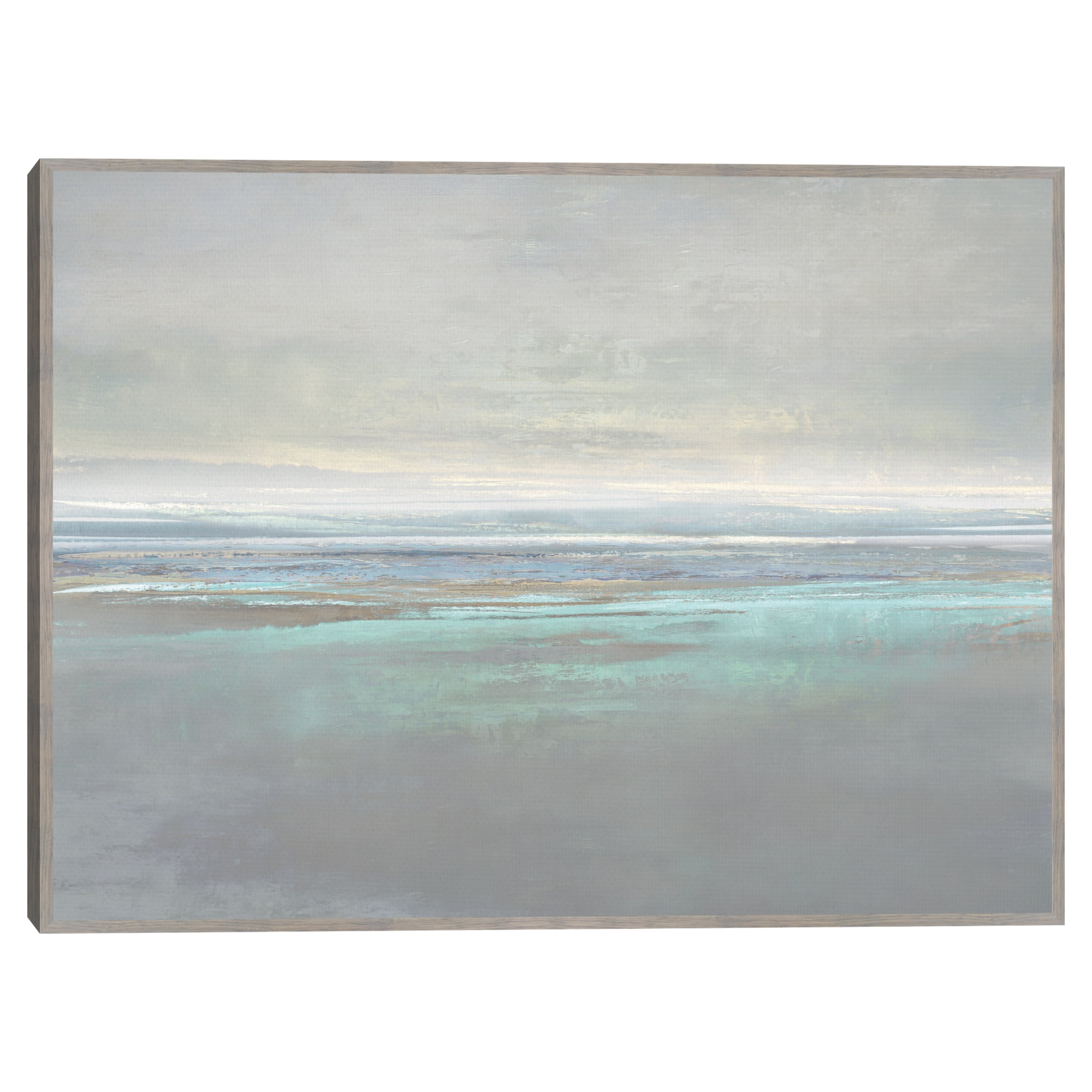 Aqua Reflection by Jake Messina Framed Canvas Art Print