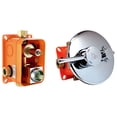 thumbnail image 1 of Aqua Rondo 3-Way Rough-In Shower Valve With Cover Plate, Handle and Diverter, 1 of 1