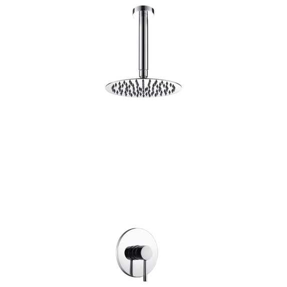 Aqua Rondo Shower Set With Ceiling Mount 8" Rain Shower Head
