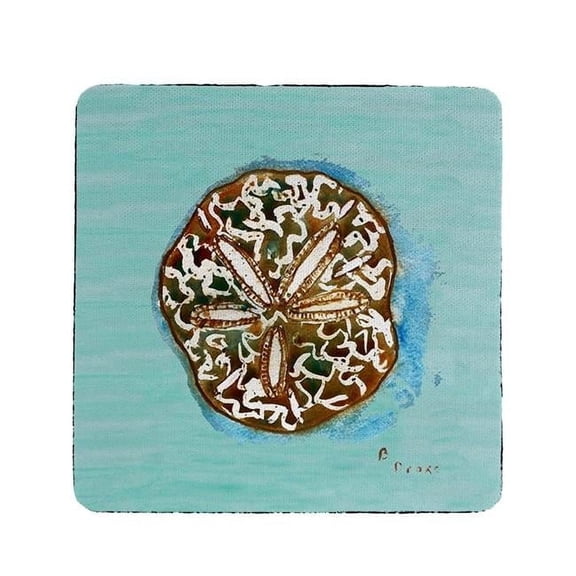 Aqua Sand Dollar Coaster - Set of 4
