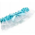 thumbnail image 1 of Aqua Satin Garter, 1 of 1
