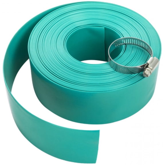 Aqua Select 1.5" x 50' Backwash Hose for Swimming Pools - Includes Hose Clamp
