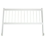 Aqua Select Above Ground Swimming Pool Fence, White, Base Kit, 8 Sections