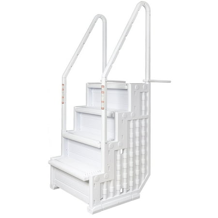 Aqua Select Everest Above Ground Pool Step, White