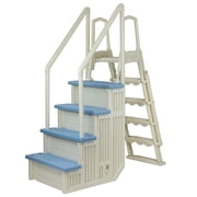 Aqua Select Everest Above Ground Pool Step and Ladder System | Blue