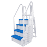Aqua Select Everest Above Ground Pool Step and Ladder System | Blue