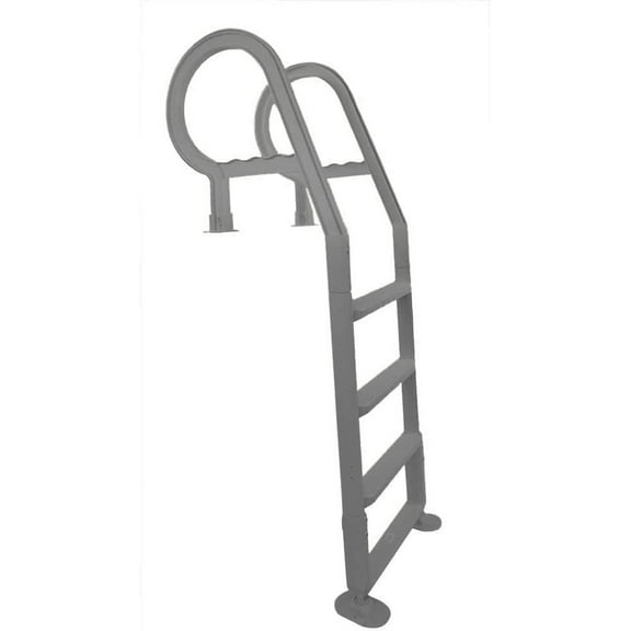 Aqua Select Heavy-Duty in-Pool Ladder | Grey | Supports 300 Pounds | Easy-to-Install Design