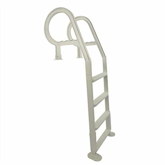Aqua Select Heavy-Duty in-Pool Ladder | White | Supports 300 Pounds | Easy-to-Install Design