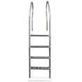 thumbnail image 1 of Aqua Select Hi-Rise Reverse Bend Stainless Steel In-Pool Ladder with Steel Steps, 1 of 7