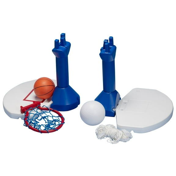 Aqua Select In-ground Swimming Pool 2 in 1 Basketball and Volleyball Game