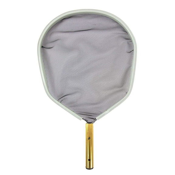 Aqua Select Pro Aluminum Gold Leaf Net Swimming Pool Skimmer