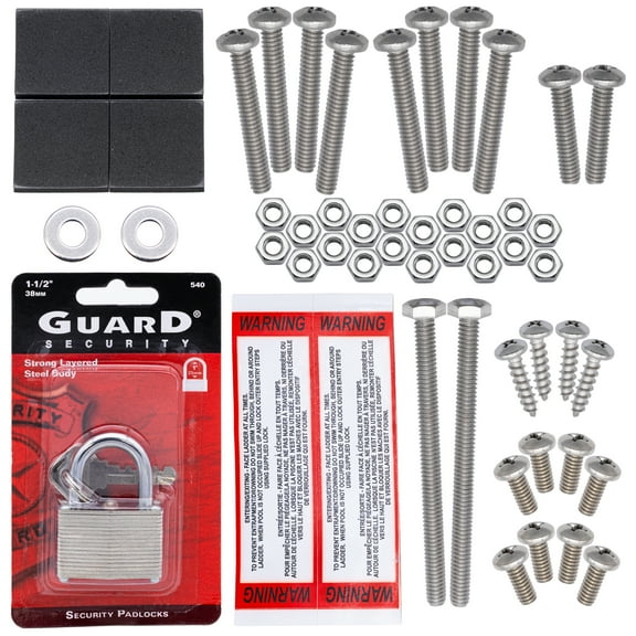 Aqua Select Replacement Parts Set for A-Frame Swing-Up Swimming Pool Ladder