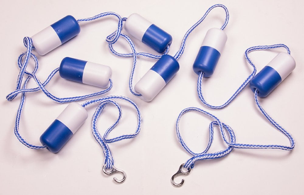 Aqua Select 24' Safety Rope & Floats Kit for Swimming Pools - Water ...