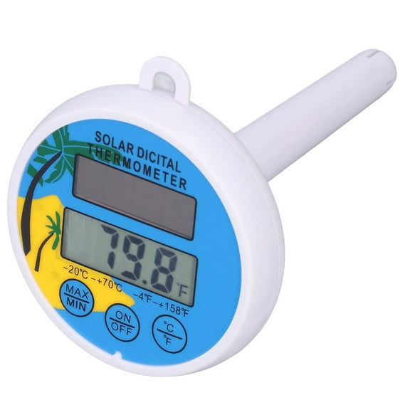 Aqua Select Solar Powered Digital Thermometer For Pools & Spas