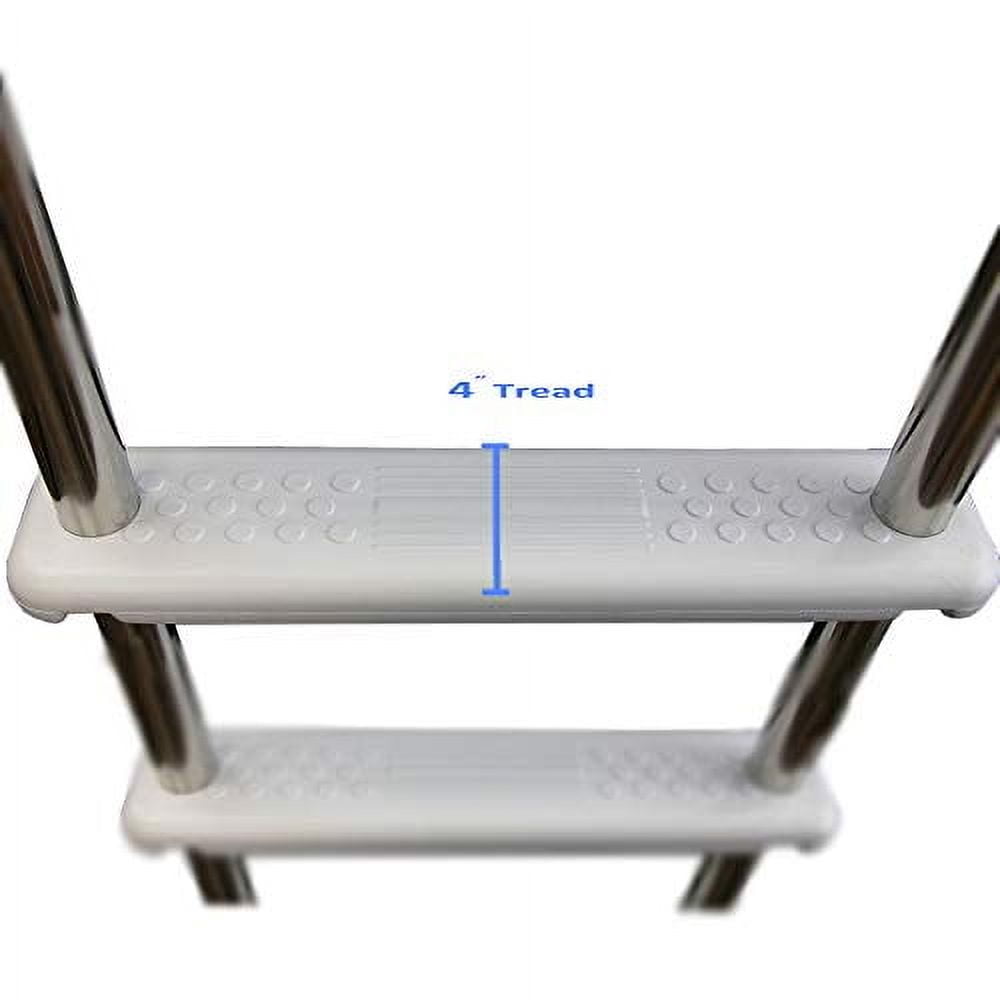 Aqua Select Stainless Steel in-Pool Ladder with Resin Steps | Stainless ...