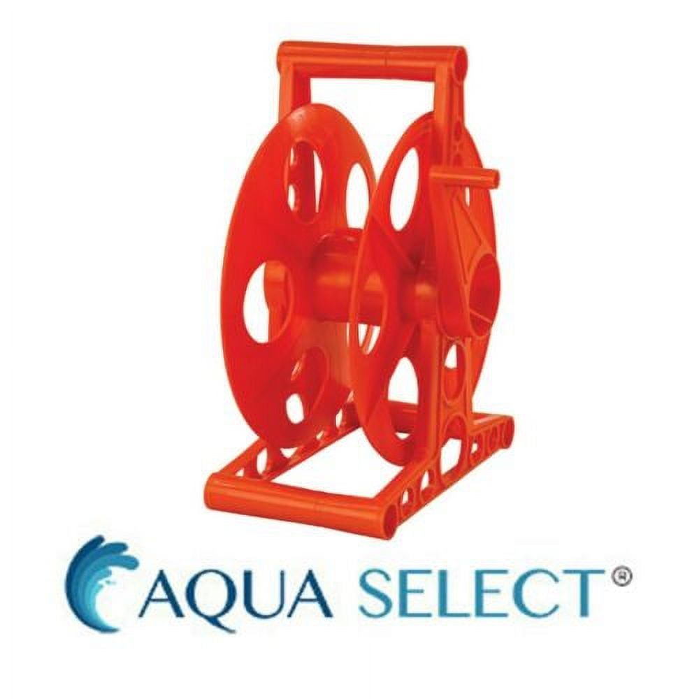 Aqua Select Swimming Pool Backwash Hose Reel ONLY Fits up 100' x 11/