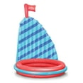 thumbnail image 1 of Aqua Shade N' Play Sailboat Pool | Inflatable Kids Pool, 1 of 7