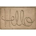 thumbnail image 1 of Aqua Shield 20647500023 2 x 3 ft. Simple Hello Doormat - Camel, 1 of 1