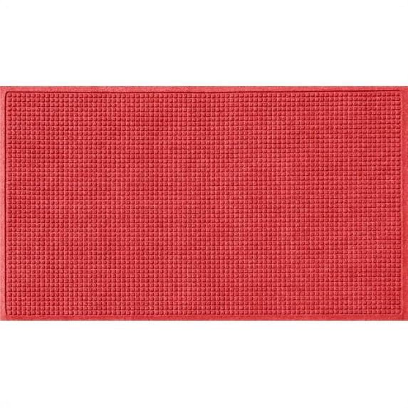 Aqua Shield 280650035 3 x 5 ft. Squares Doormat - Red