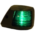 thumbnail image 1 of Aqua Signal 20202-7 Series 20 Side-Mount Navigation Light - Starboard (Green) with Black Housing, 1 of 2