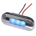 thumbnail image 1 of Aqua Signal 3-LED Oval Lights with Stainless Steel Cover Black 16421-7, 1 of 1