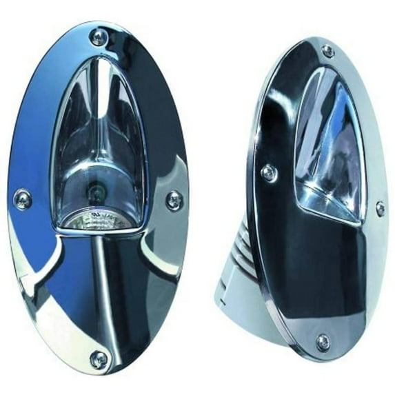 Aqua Signal 85104-7 Monterey Stainless Steel Compact Docking Lights - Pair