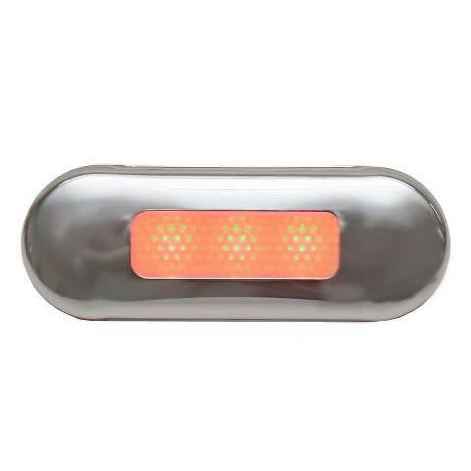 Aqua Signal Boat Courtesy Light 164237 Santiago Red LED 12V