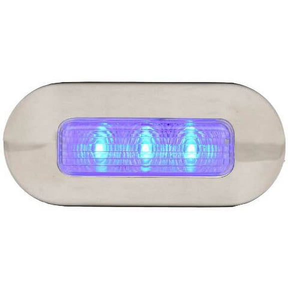 Aqua Signal Boat Courtesy Light 16431-7 | Cordoba Blue Stainless