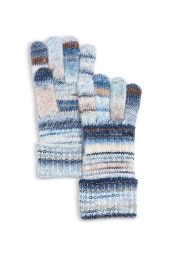 Space Dye Knit Gloves - BKUE