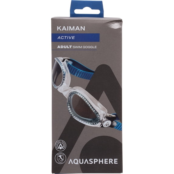 Aqua Sphere Adult Kaiman Goggles - Transparent/Blue