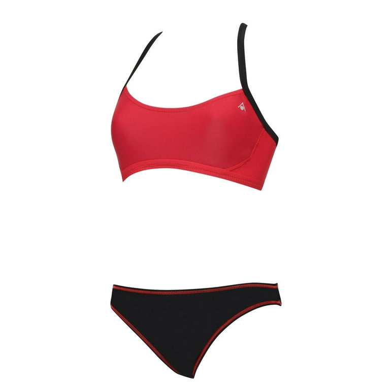 Aqua Sphere Carla Ladies 2pc Bikini Swimsuit in Black/Light