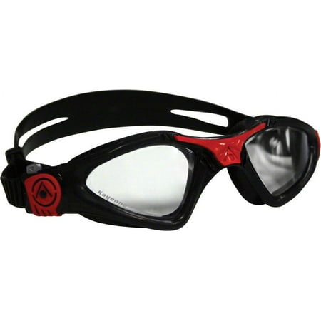 Aqua Sphere Kayenne SF Goggles: Black/Red with Clear Lens