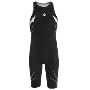 Aqua Sphere Mens Energize Triathlon Speed Suit Black/Green Size 38