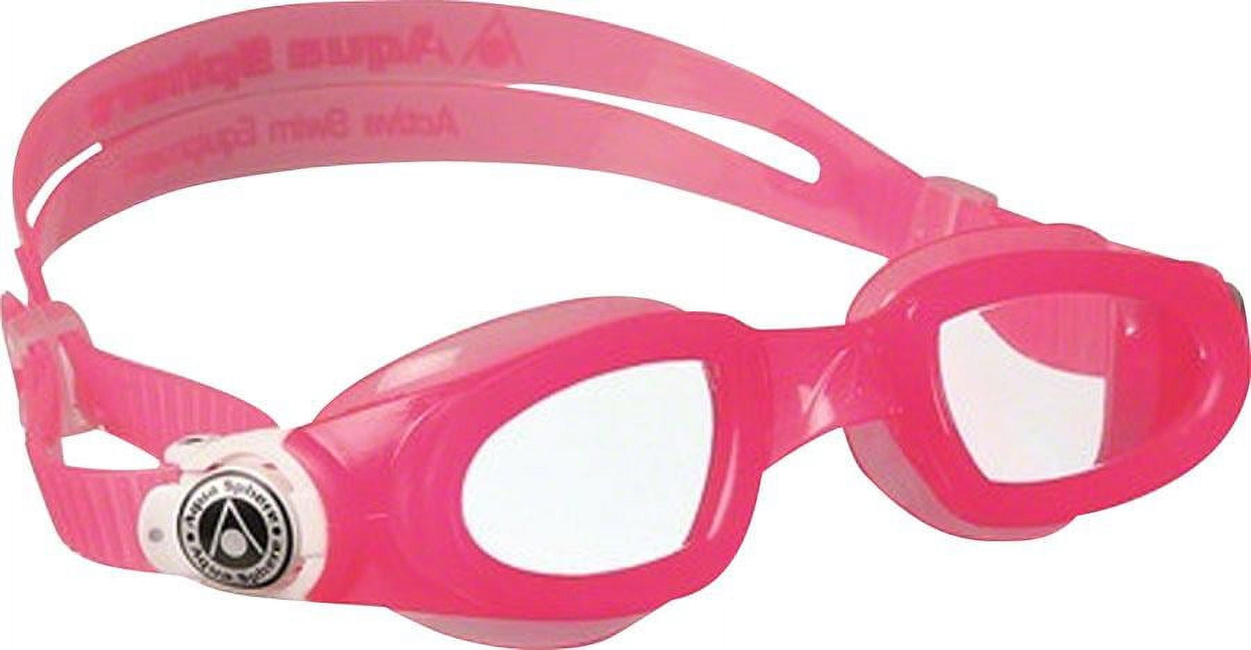 Aqua Sphere Moby Kid Goggles Pink with Clear Lens