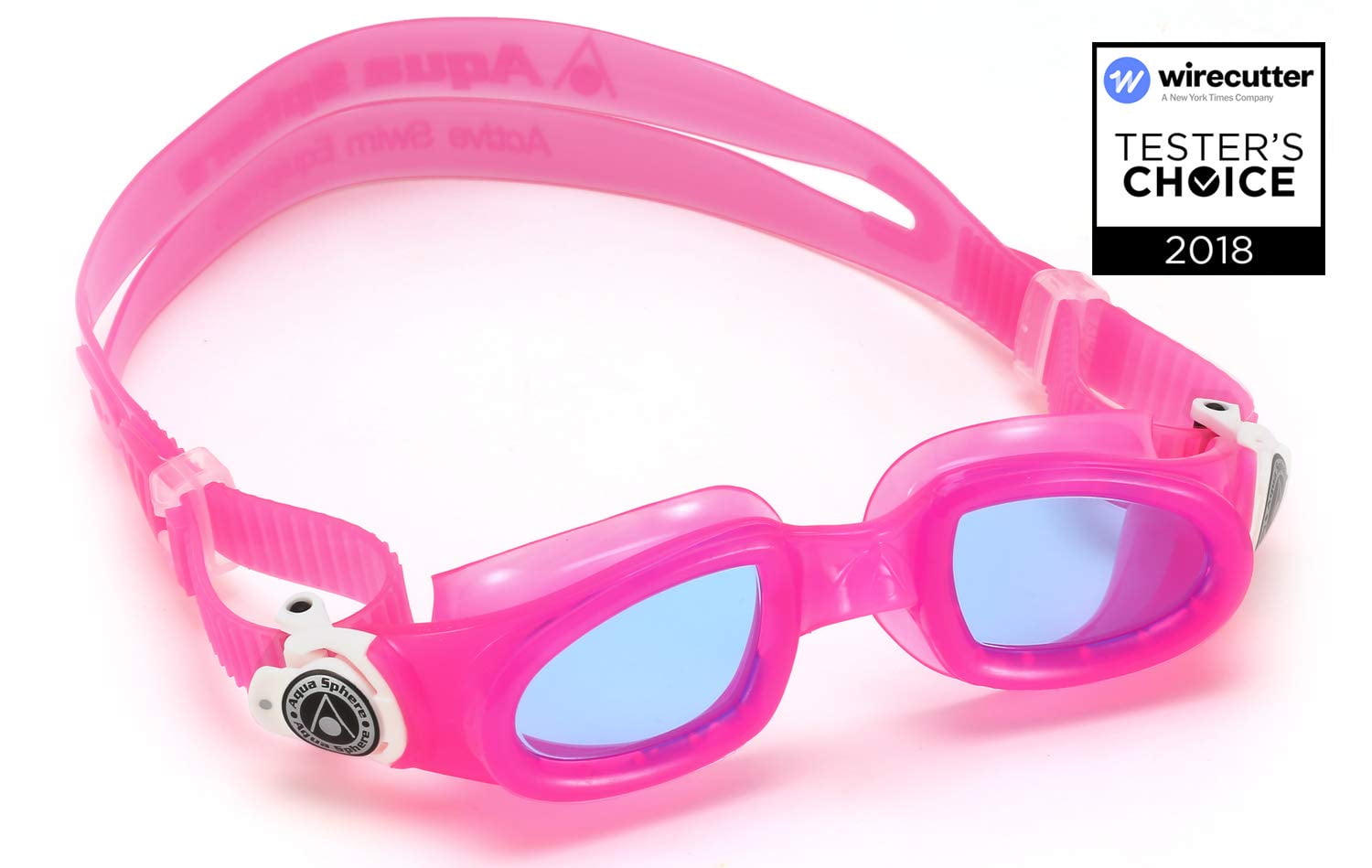 Aqua Sphere Moby Kids Goggle Pink/White/BlueLens