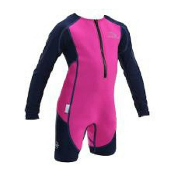Aqua Sphere Stingray HP Youth Wetsuit Long Sleeve - Pink/Navy Blue - Size 2