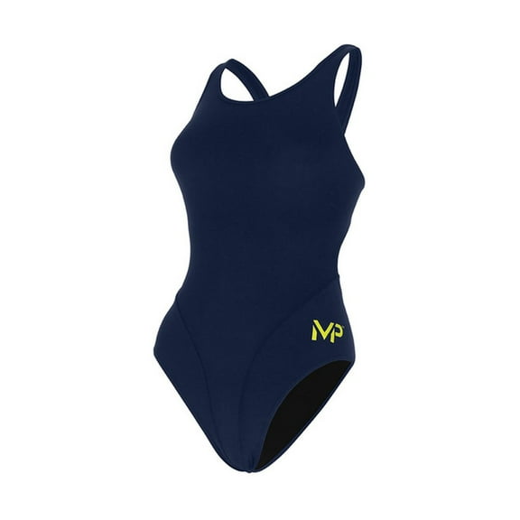 Aqua Sphere MP Team Solid Comp Back Female Navy - Size 24/Girls 8