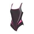 thumbnail image 1 of Aqua Sphere Women's Swimsuit LIMA, Dark Gray/Bright Pink, 38, 1 of 1
