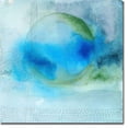 thumbnail image 1 of Aqua Sphere by Michelle Oppenheier Premium Gallery-Wrapped Canvas Giclee Art - Ready to Hang, 30 x 30 in., 1 of 1