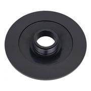 Aqua Star Pool Products AS615T105 6 x 1.5 in. MPT Round Suction Outlet with Bulkhead Adapter, Dark Gray