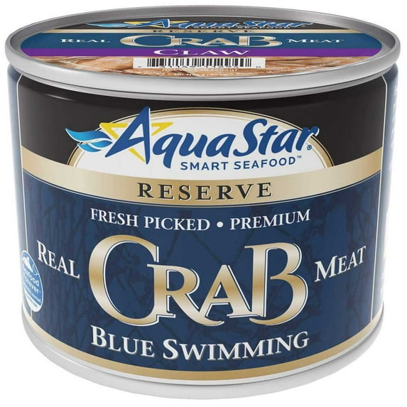 Aqua Star Reserve Pasteurized Blue Crab Claw Meat, 16 Ounce -- 6 per case