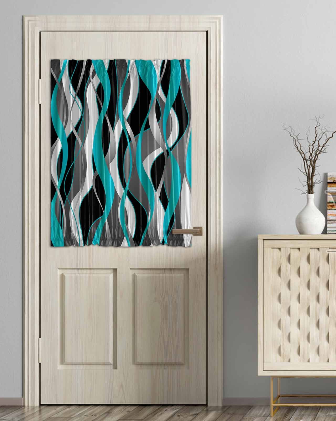 Fascinating Curtain For Glass Door Gallery