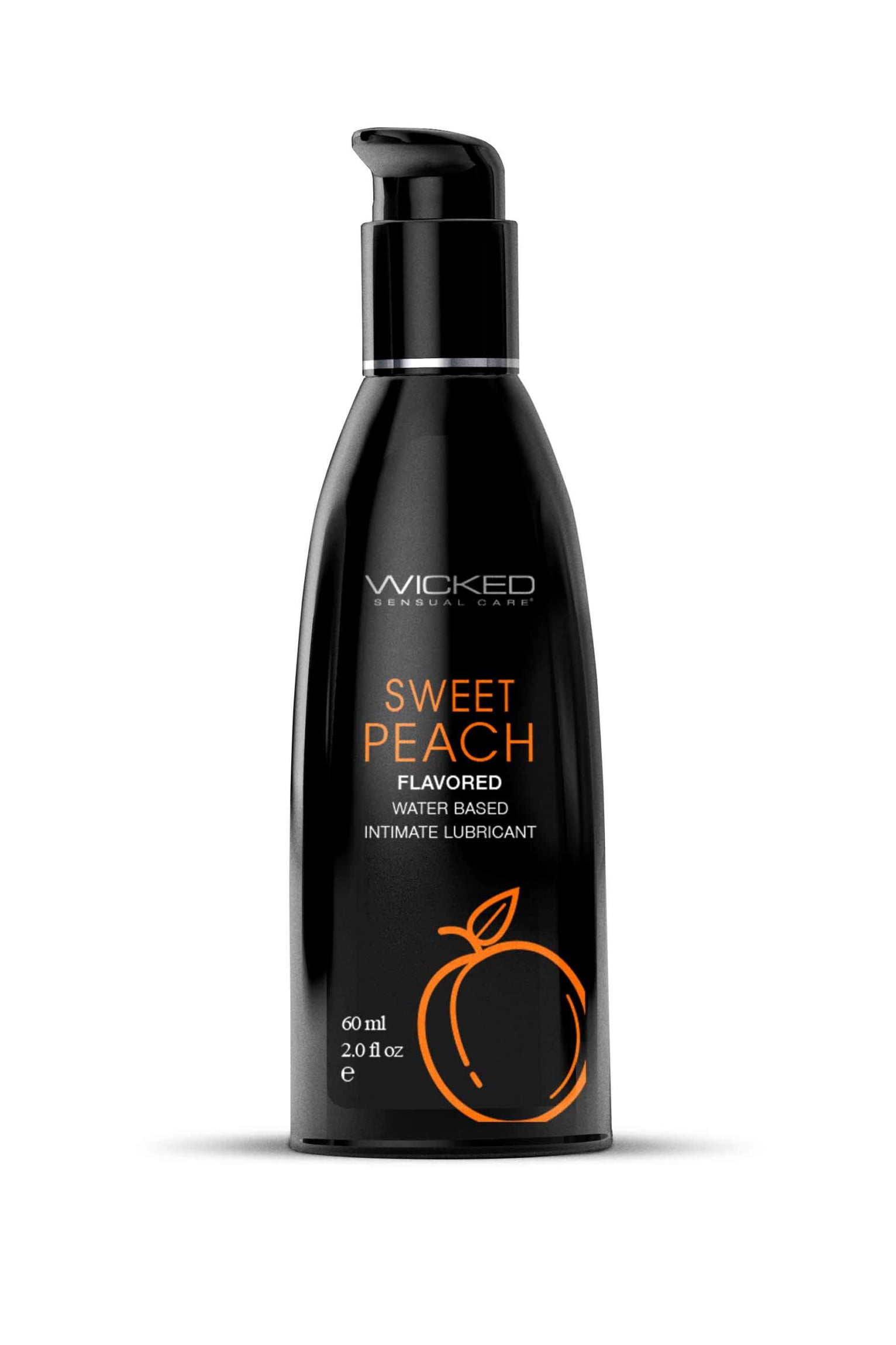 Aqua Sweet Peach Flavored Water Based Lube 2 Oz. / 60 ml